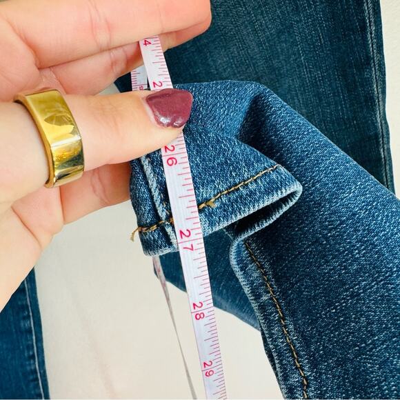 NEW L’AGENCE REVOLVE Shane Mid Rise Blue Wash Slouchy Straight Leg Denim Jean 25 - Picture 9 of 13